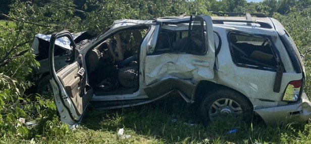 cass county rollover crash